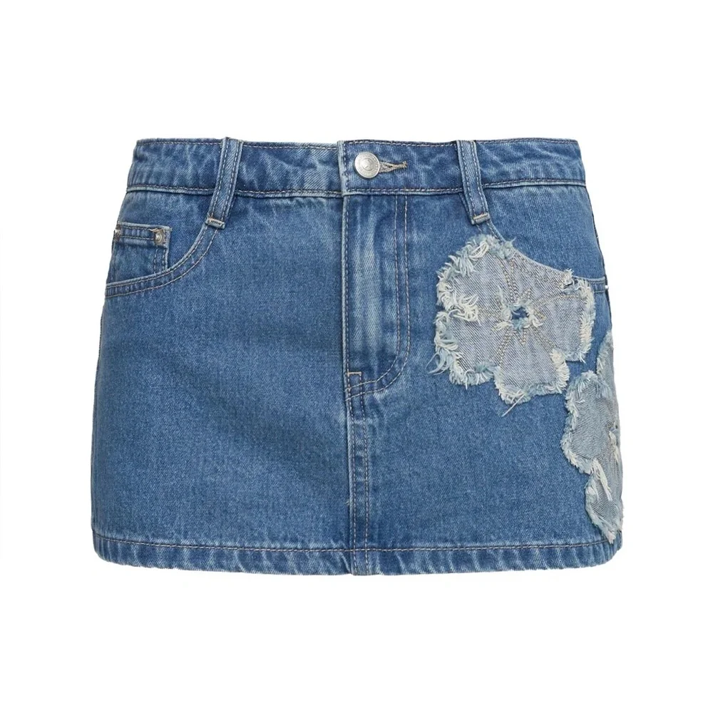 Princess Polly Daisee Denim Skort Mid Blue NWT Size‎ 0 - Picture 5 of 6
